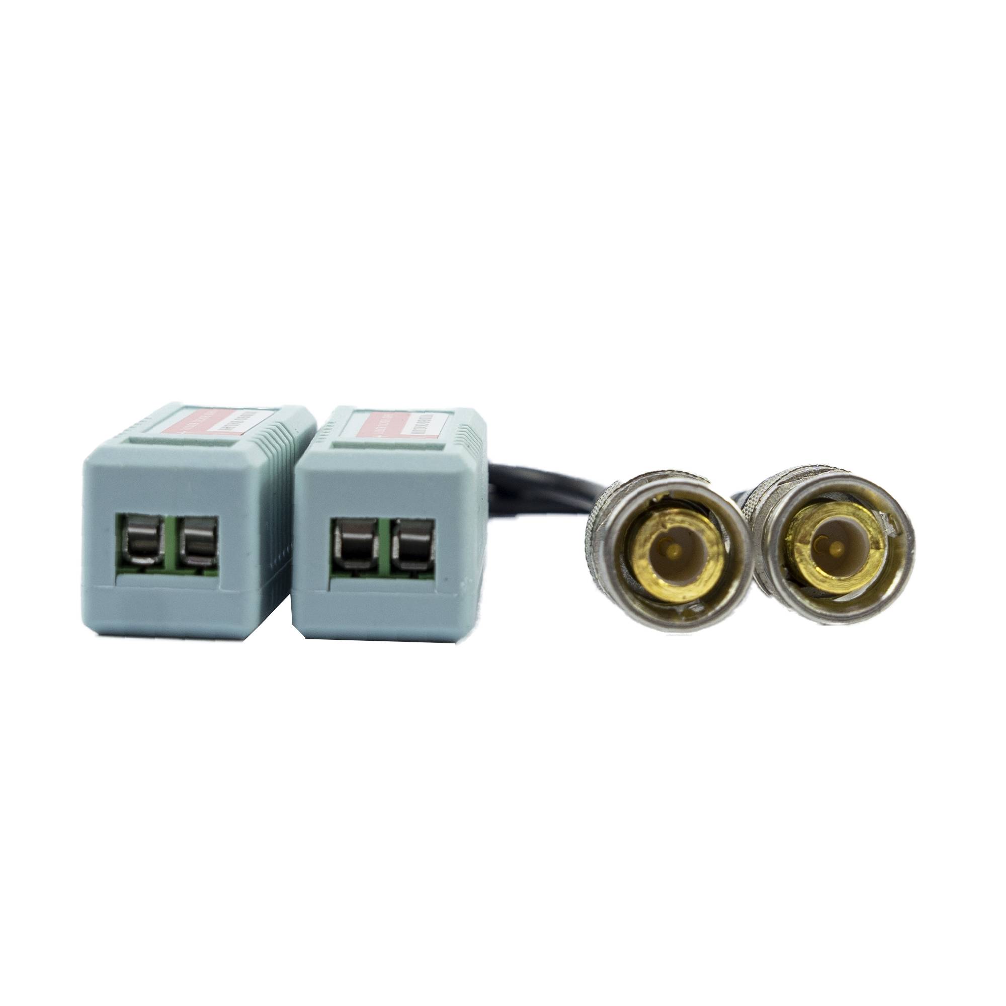 Set 2 CCTV Adapter PNI 201C Video Balun Passives BNC Kabel 600m pt. CAT5-Kabel