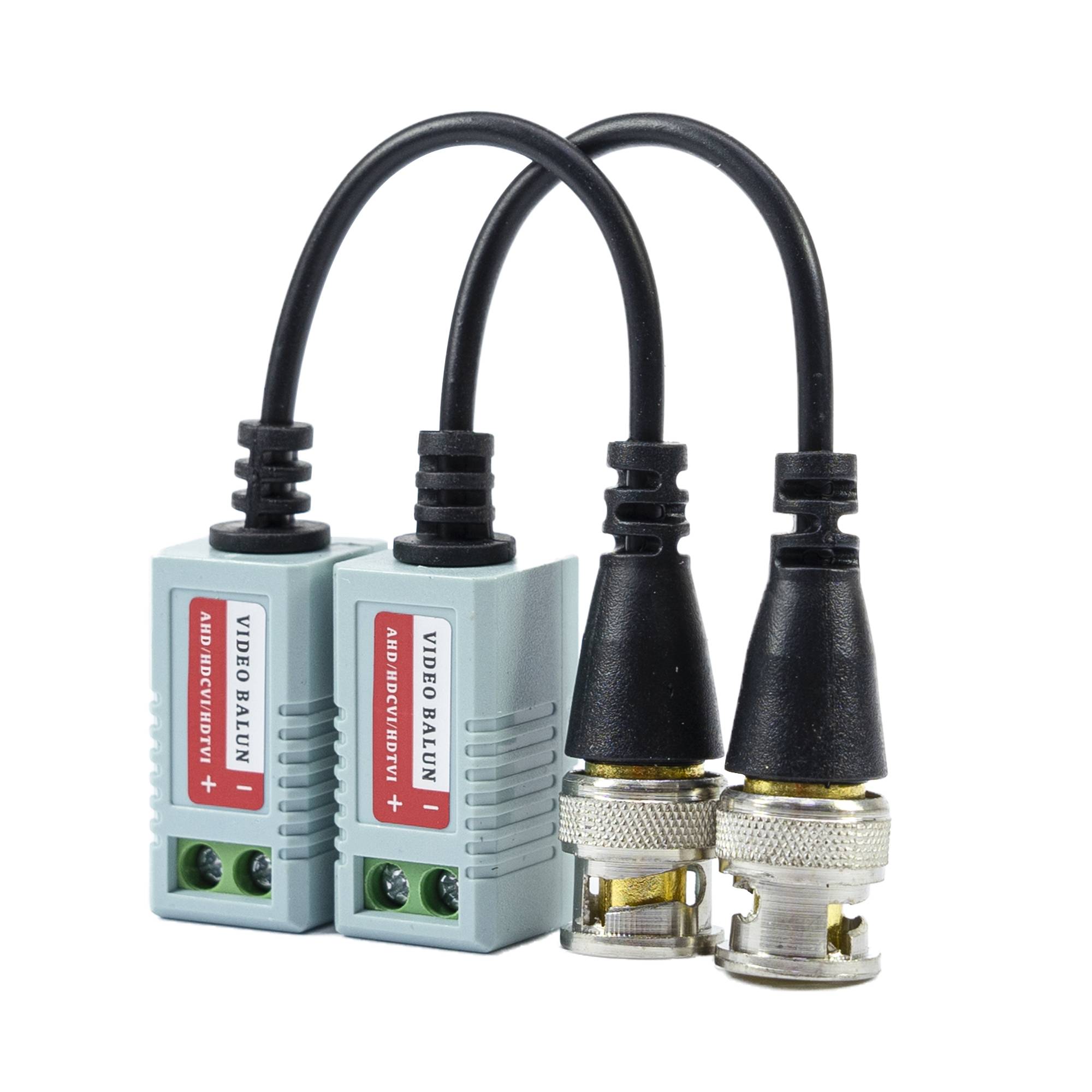 Set 2 CCTV Adapter PNI 201C Video Balun Passives BNC Kabel 600m pt. CAT5-Kabel