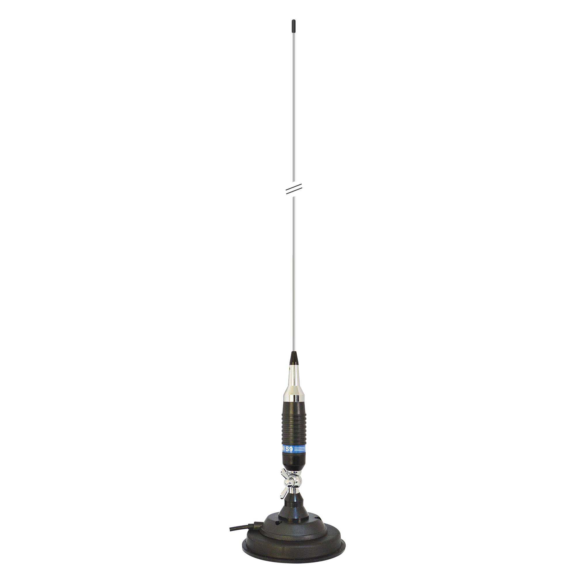 CB PNI S9 Antenne mit Butterfly, Spikelänge 120 cm, ohne Kabel, 600W, 26-28MHz