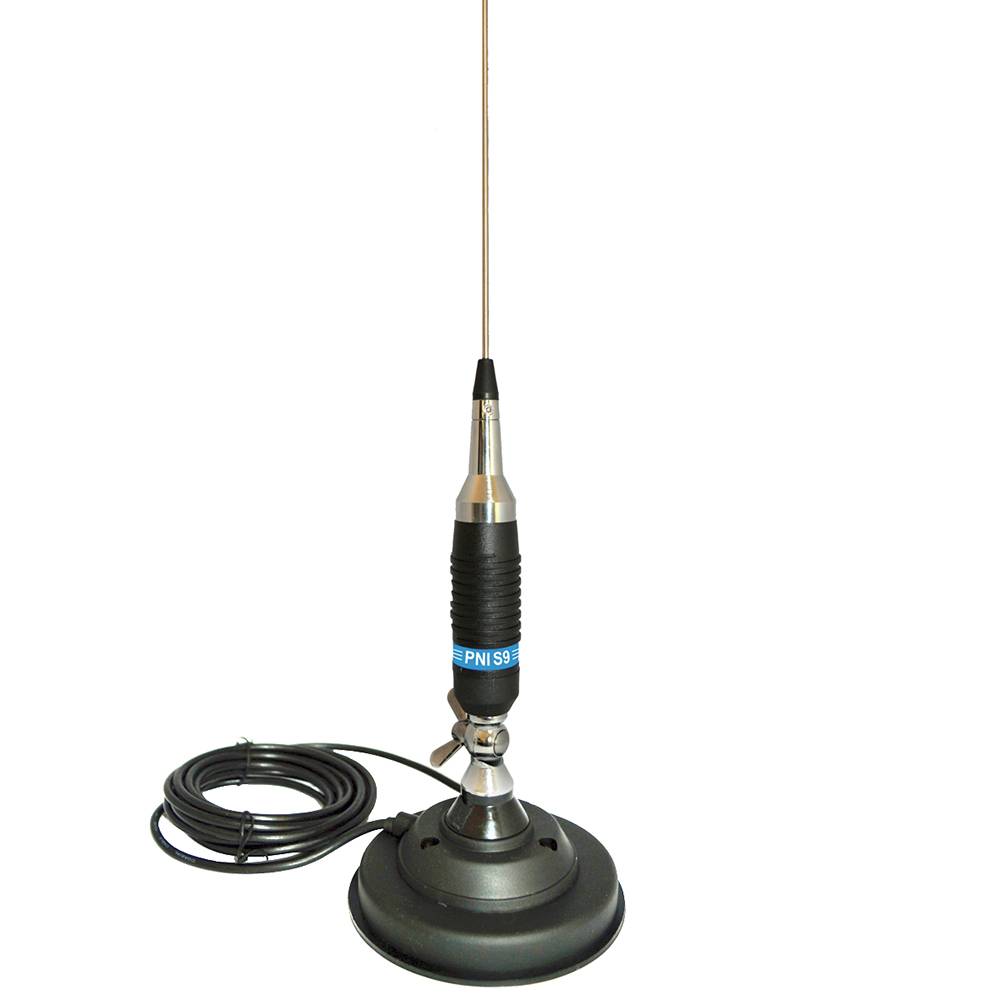 CB PNI S9 Antenne mit Butterfly, Spikelänge 120 cm, ohne Kabel, 600W, 26-28MHz