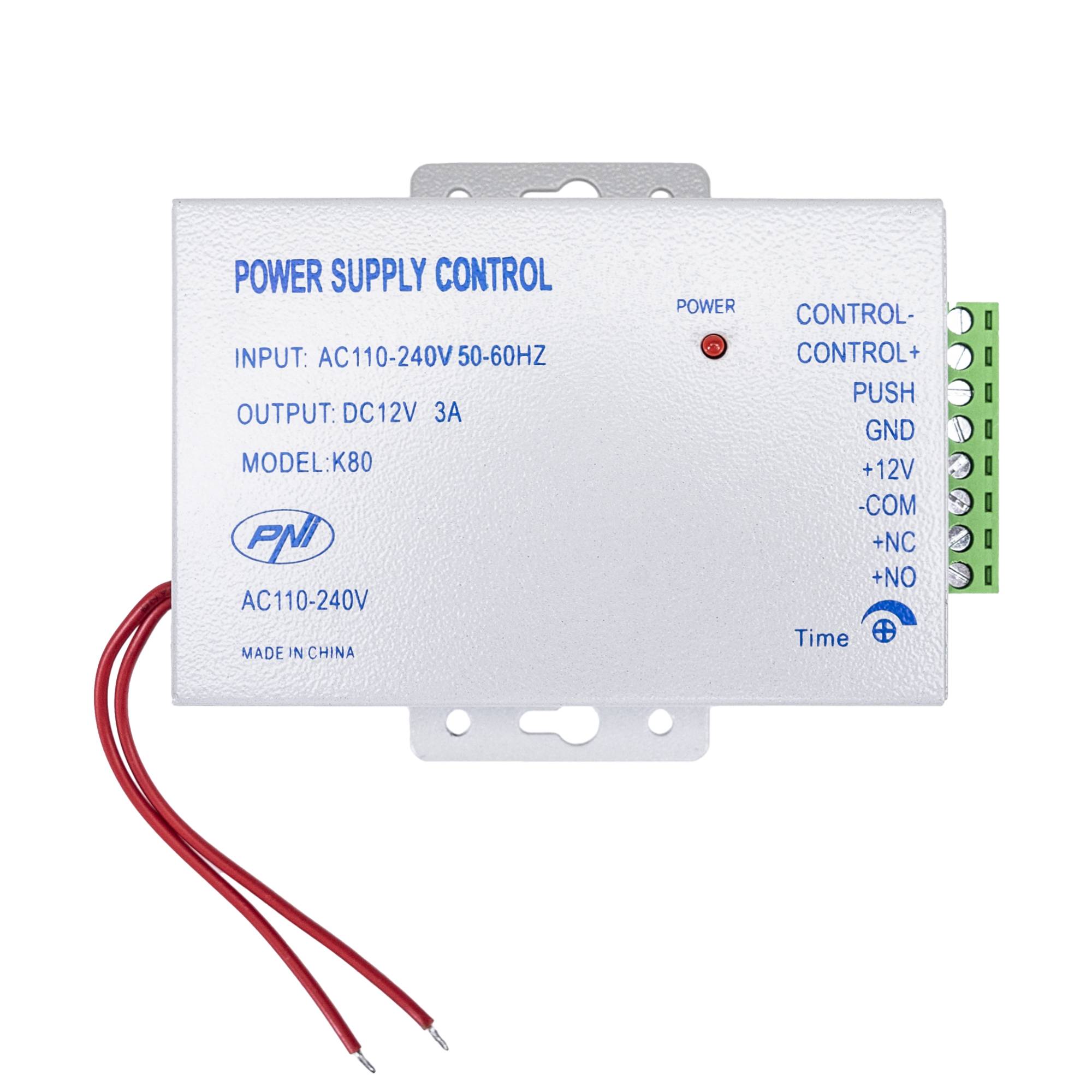 Timerspannung PNI K80 12V und 3A pt. Yale und Zugangskontrolle