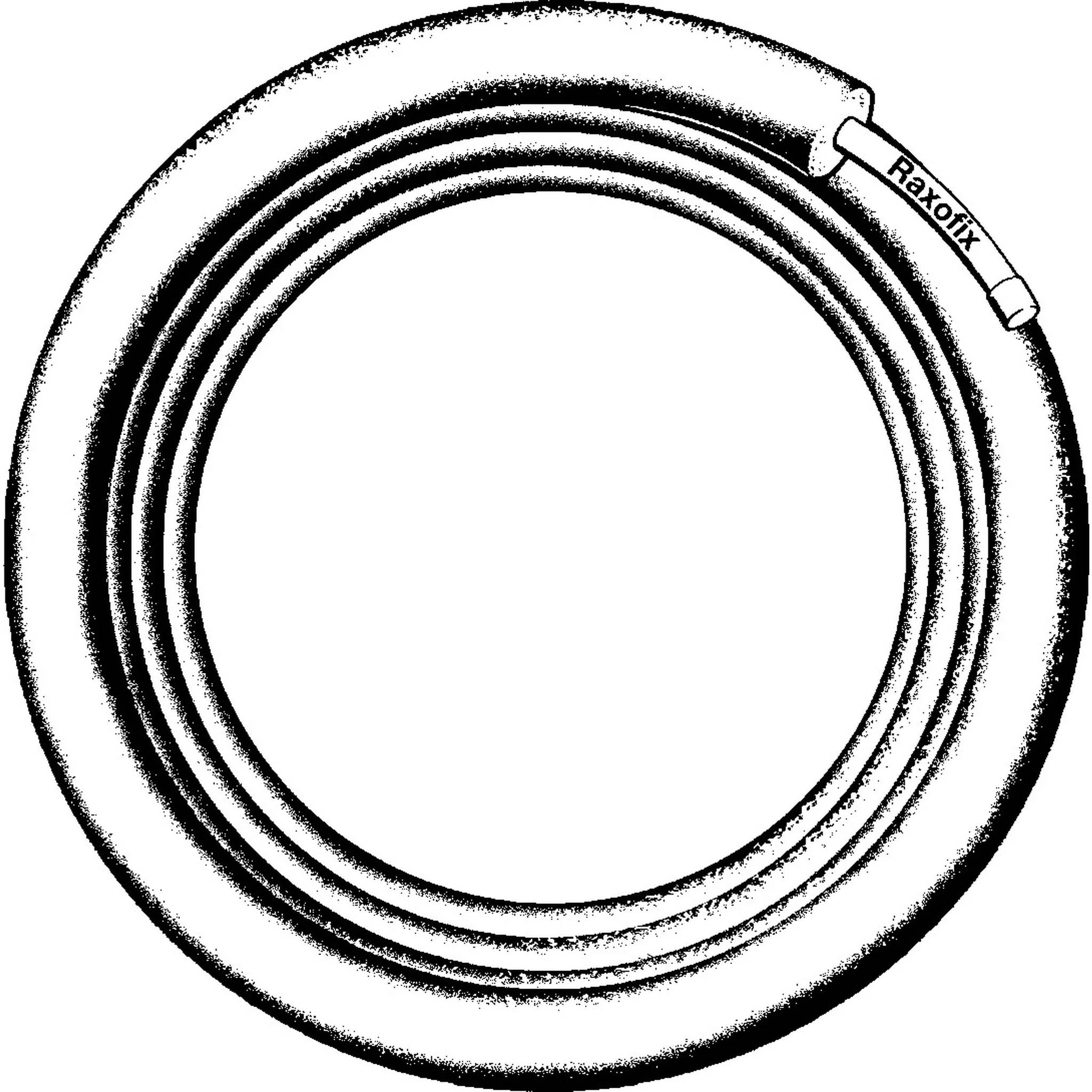 Viega Raxofix-Mehrschichtverbundrohr, Rundumdämmung 26mm grau (λ=0,040 W/mK), d: 25, s: 2.7, Bund mit 25m, 1 Stk.