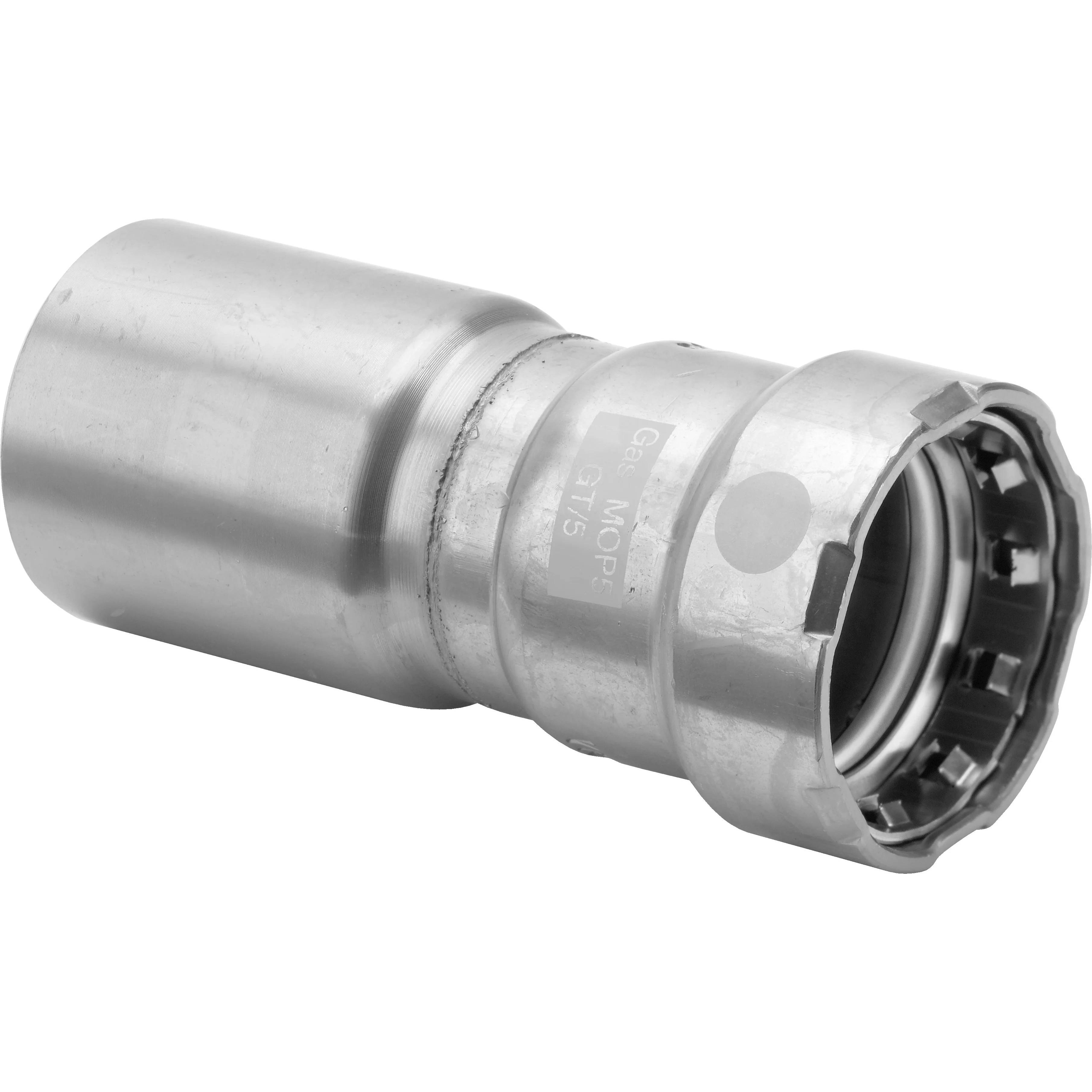 Viega Megapress G-Reduzierstück, mit SC-Contur, Stahl unlegiert, Zink-Nickel-Beschichtung, Modell 4615.1, DN1: 25, D1: 1, DN2: 20, D2: ¾, 1 Stk.
