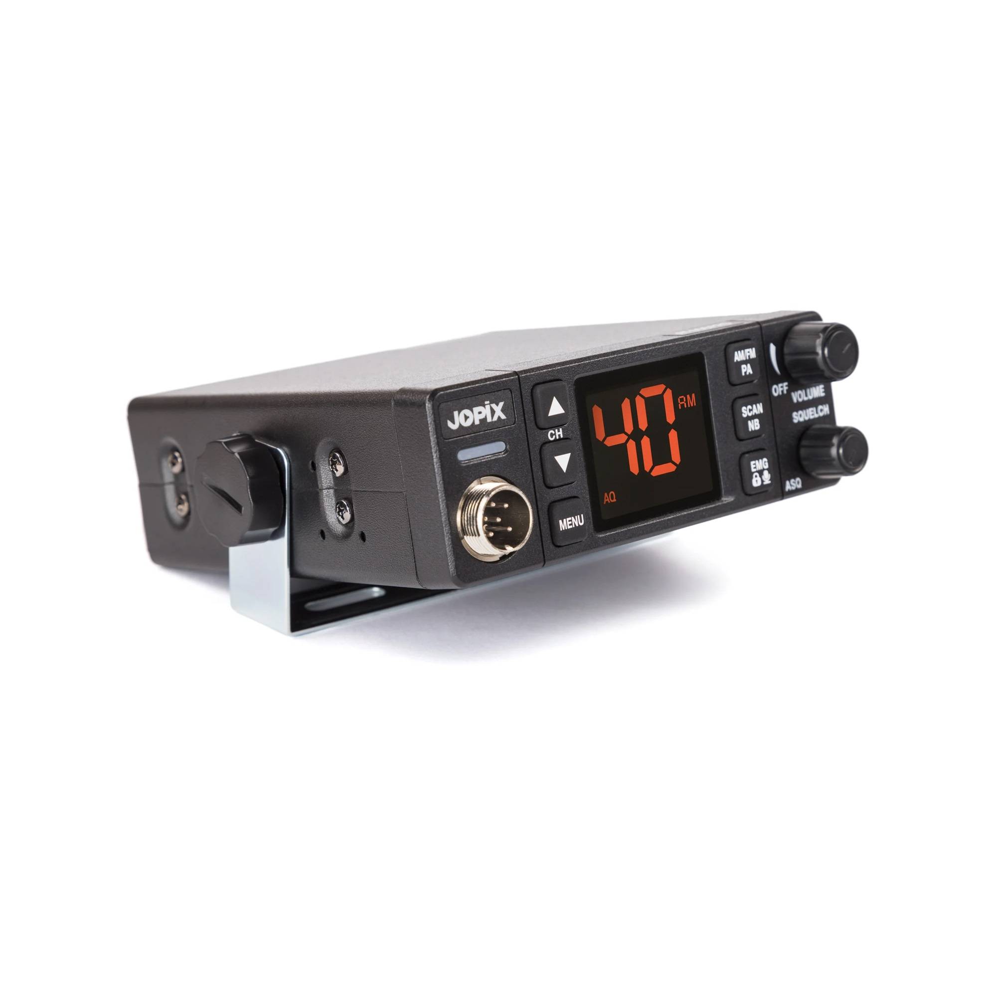 Statisches Radio CB JOPIX AT-606PRO ASQ, AM/FM, 4W, 12V-24V, PA, VOX, Noise Blanker