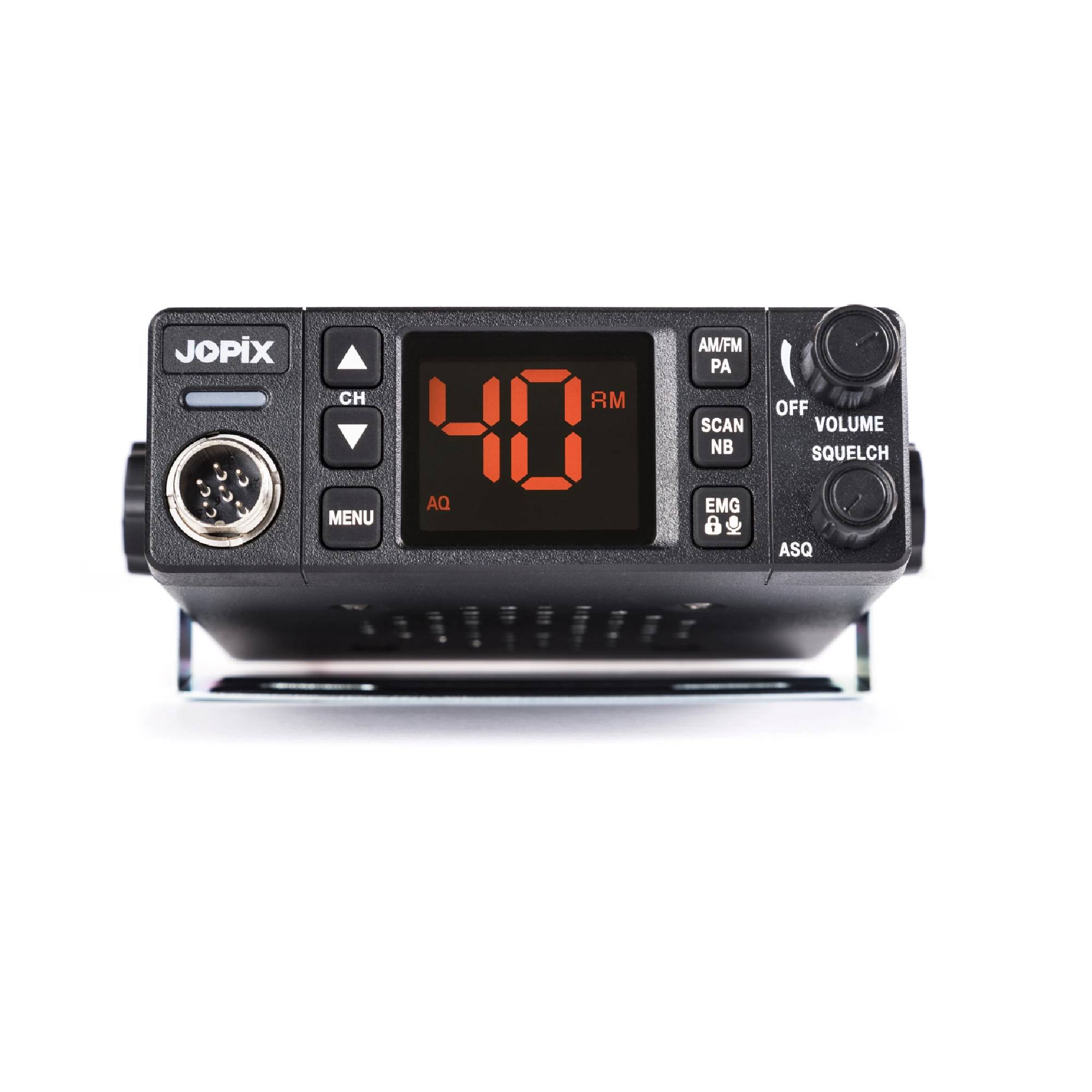Statisches Radio CB JOPIX AT-606PRO ASQ, AM/FM, 4W, 12V-24V, PA, VOX, Noise Blanker