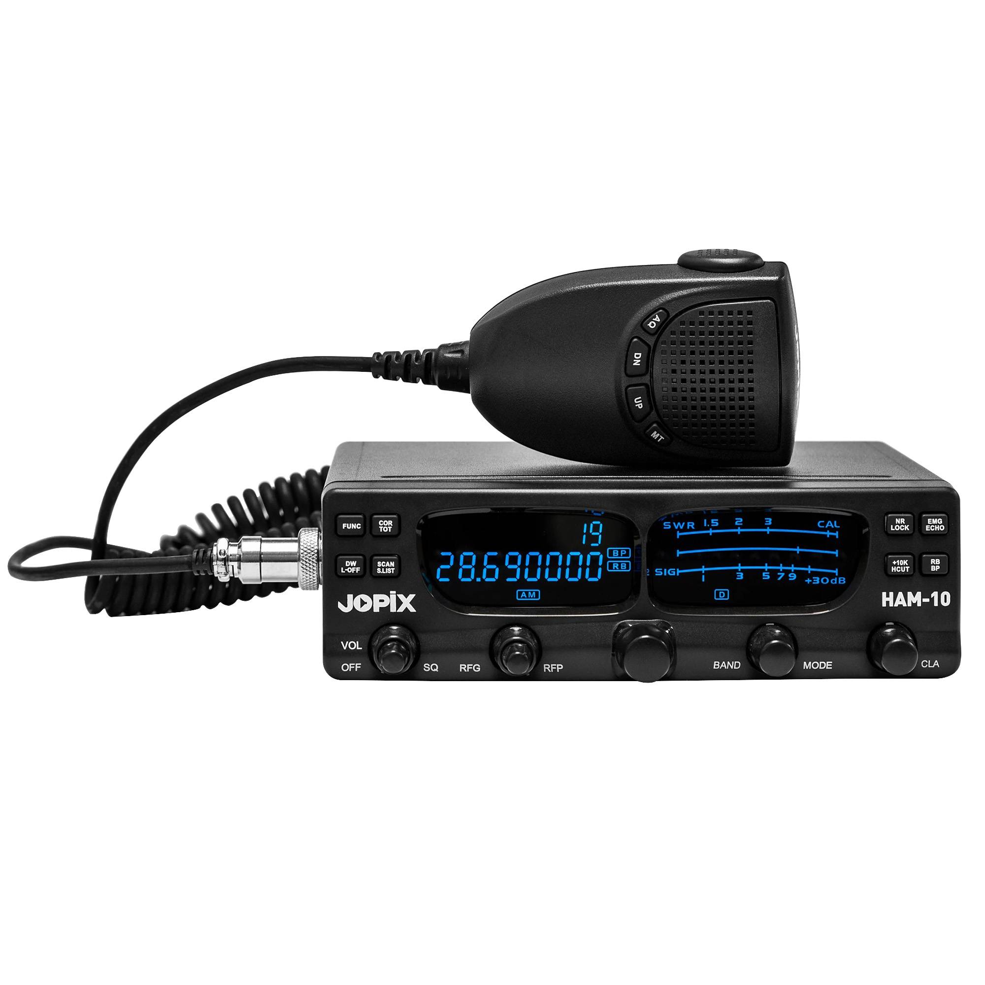 Funkamateurstation Jopix HAM-10, FM / AM / USB / LSB / CW 28-29,7 MHz, Roger Beep, 13,8 V
