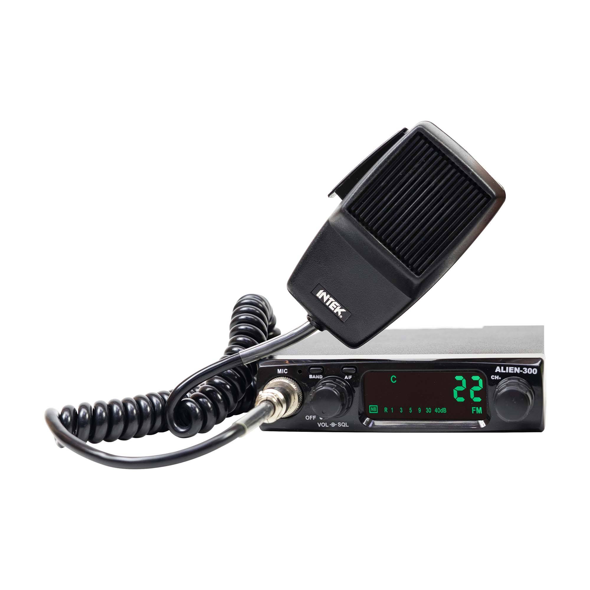 Moonraker Alien-300 40CH CB Funkstation, AM/FM, 4W, 12V, Schwarz