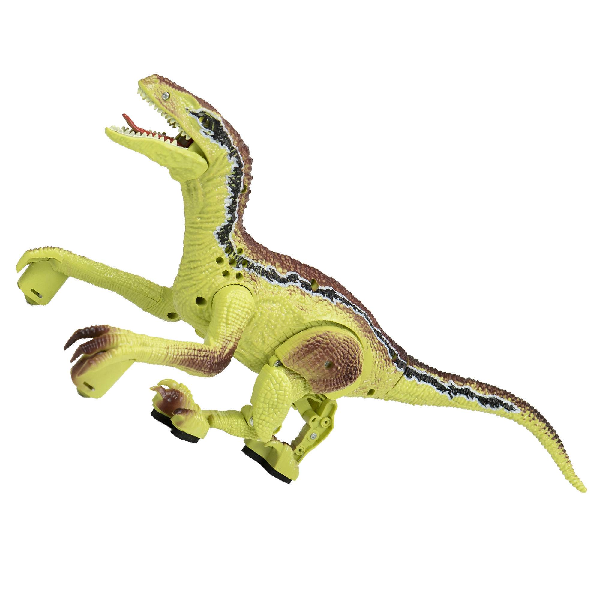 Silvercloud Dyno1 Dinosaurierspielzeug mit Fernbedienung, gibt 4 Arten von Geräuschen ab, vorwärts und rückwärts, LED, eingebauter Akku 500 mAh