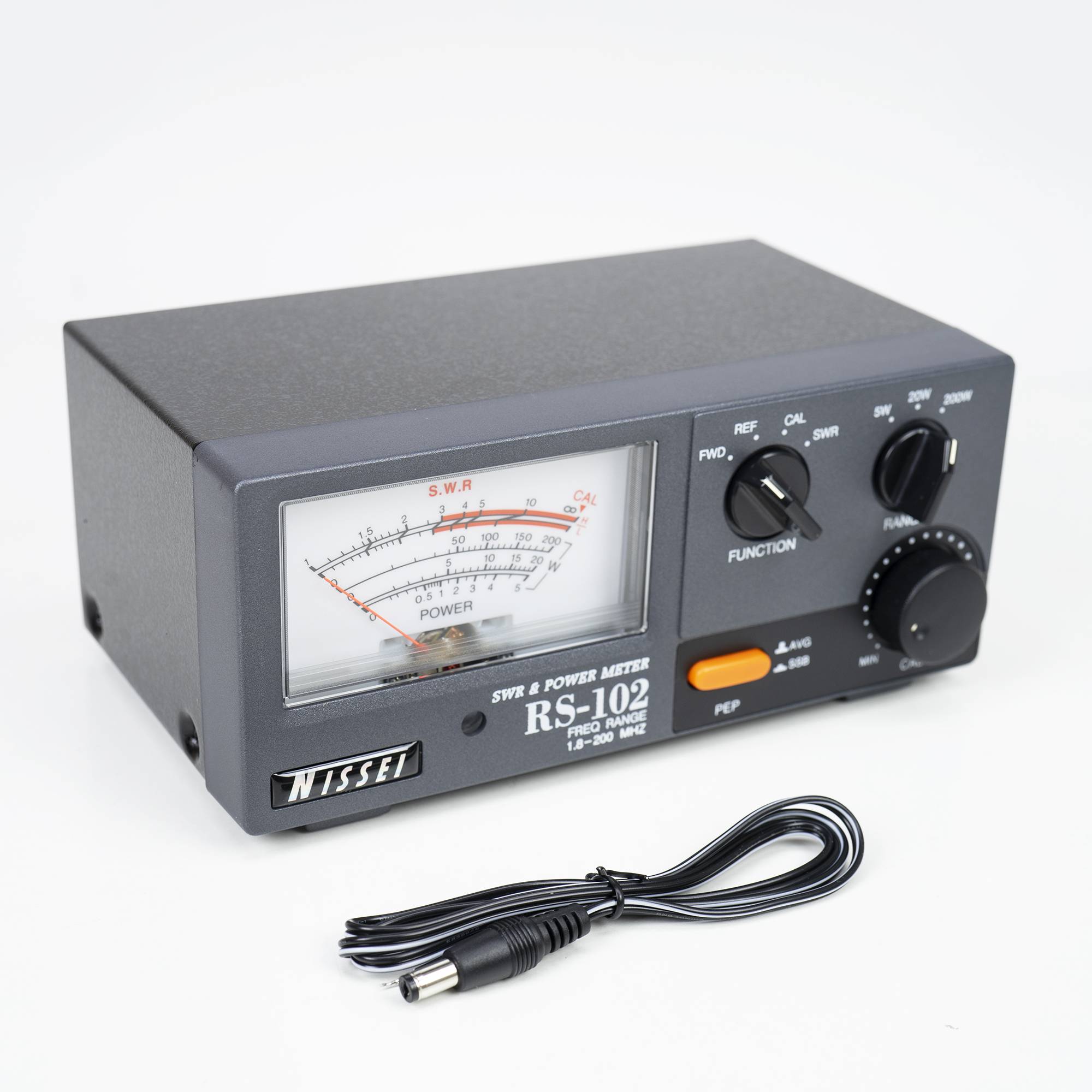 Nissei RS-102 SWR 1,8-200 MHz Wattmeter 0-200 W PNI-Reflektometer