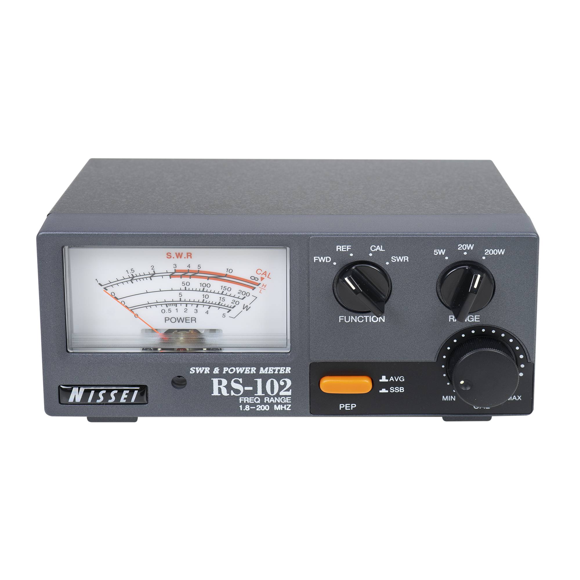 Nissei RS-102 SWR 1,8-200 MHz Wattmeter 0-200 W PNI-Reflektometer