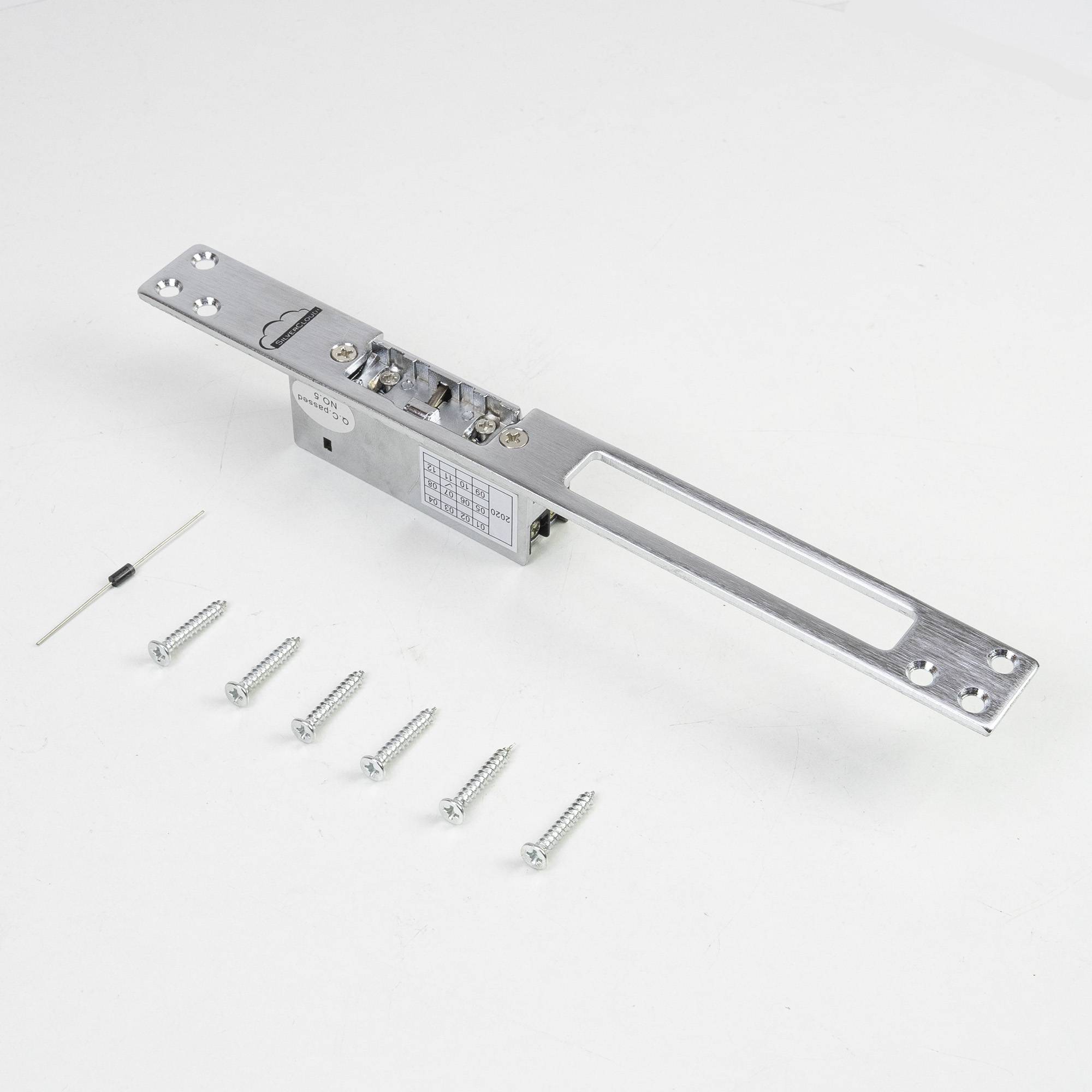Yala SilverCloud YS810 elektromagnetische Einbau-Türklingel, Fail Secure NC