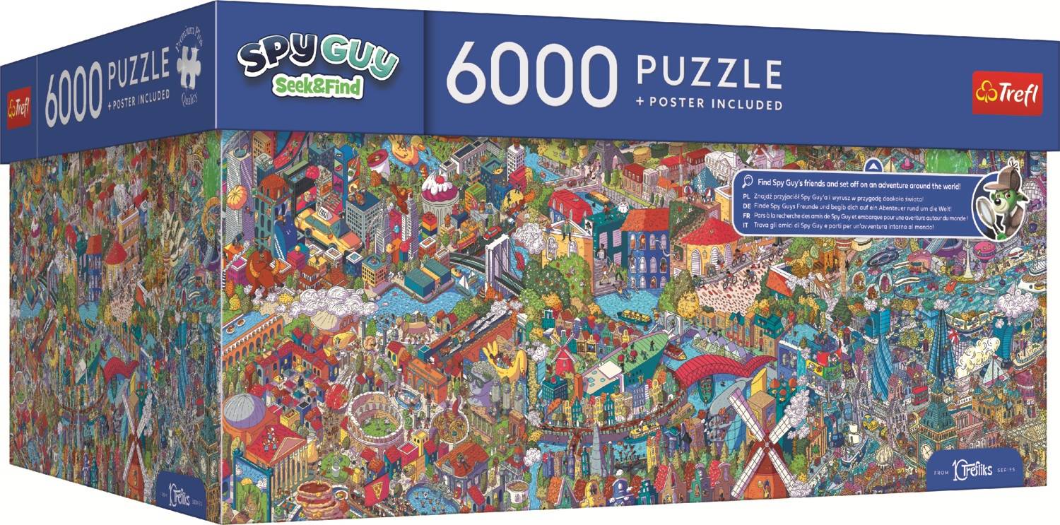 Trefl, Spy Guy, Städtereise, 6000 Teile Puzzle
