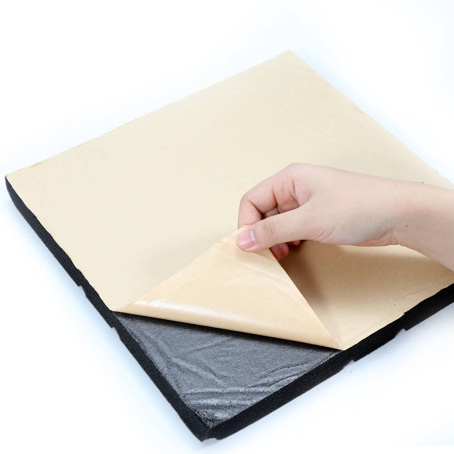 48 Stück Akustikschaumstoff Akustikschaum Matten 30 x 30 x 2.5cm Schalldämmmatten zur effektiven Schaumstoff Fliesen Würfelprofil Schwarz