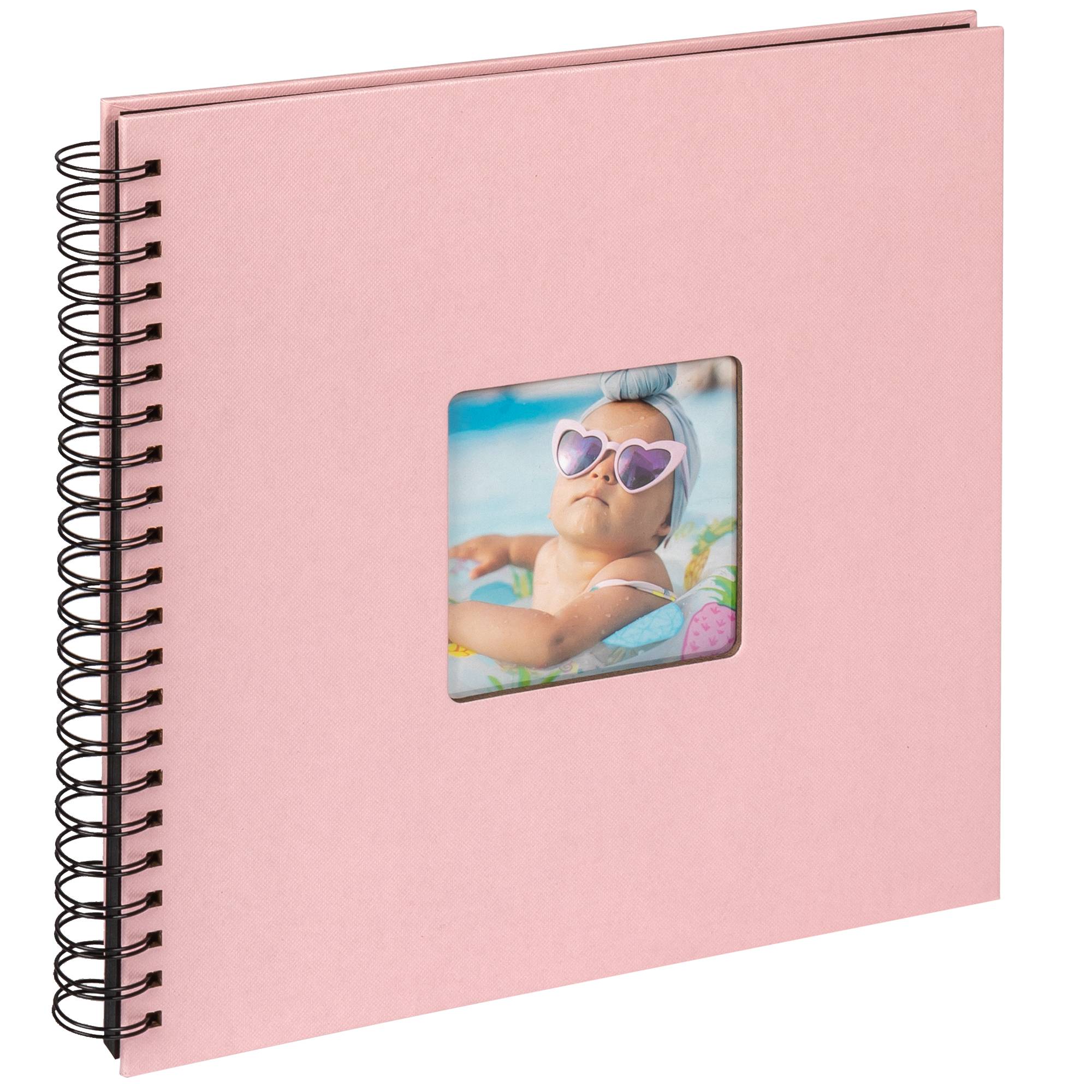 Spiralalbum Fun Baby Selection, rosa, 30X30 cm