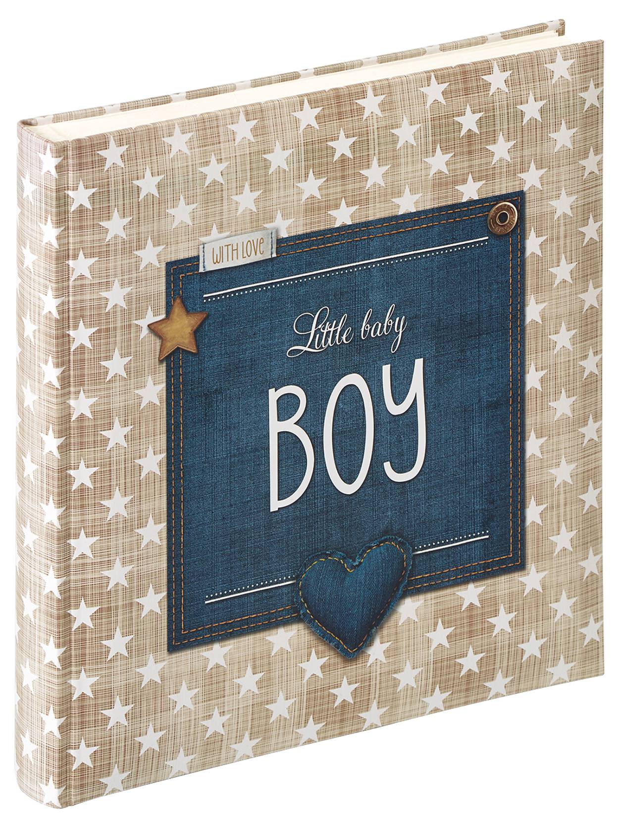 Babyalbum Little Baby Boy, 28X30,5 cm, braun