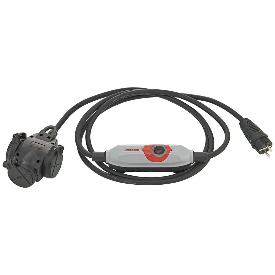 Althoff Dreifach-Verteiler IP44H07RN-F 3G2,5 mit PRCD-S plus