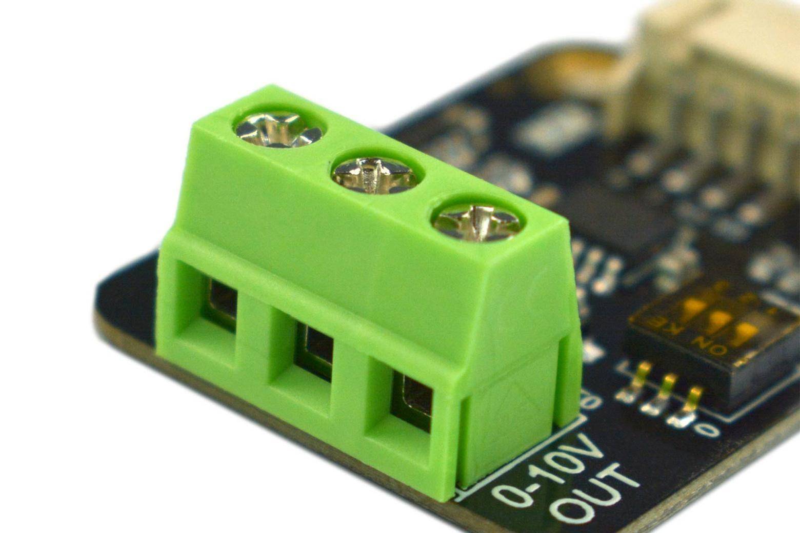 DFRobot Gravity 2-Kanal-I2C-DAC-Modul, I2C, 12 Bit, 0-10-V-Ausgang, GP8403, bis zu 16 Geräte, 3,3-5V
