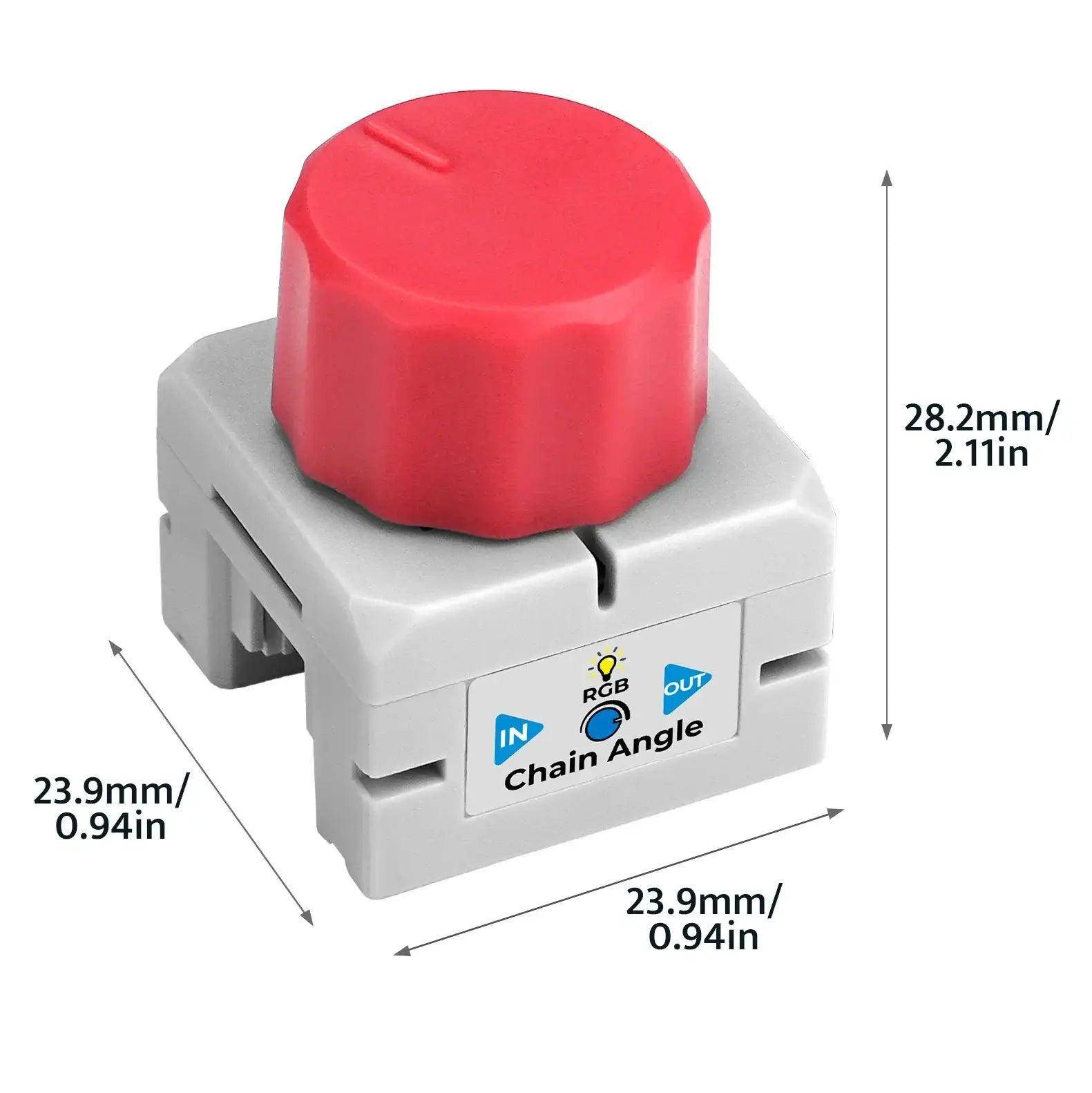 M5Stack Chain-Angle-Eingabemodul, STM32G031, Potentiometer, 12 Bit, RGB LED, UART, 2 x HY2.0-4, 5V