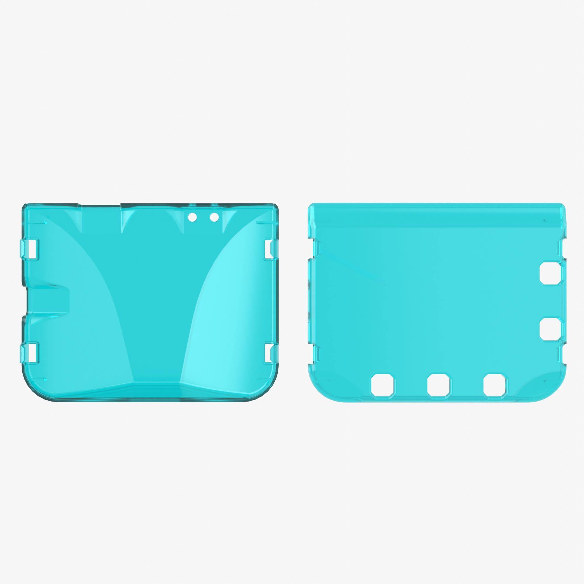 Pimoroni Badgeware-Gehäuse-Set aus Polycarbonat, Vorderseite + Rückseite - Farbe: türkis