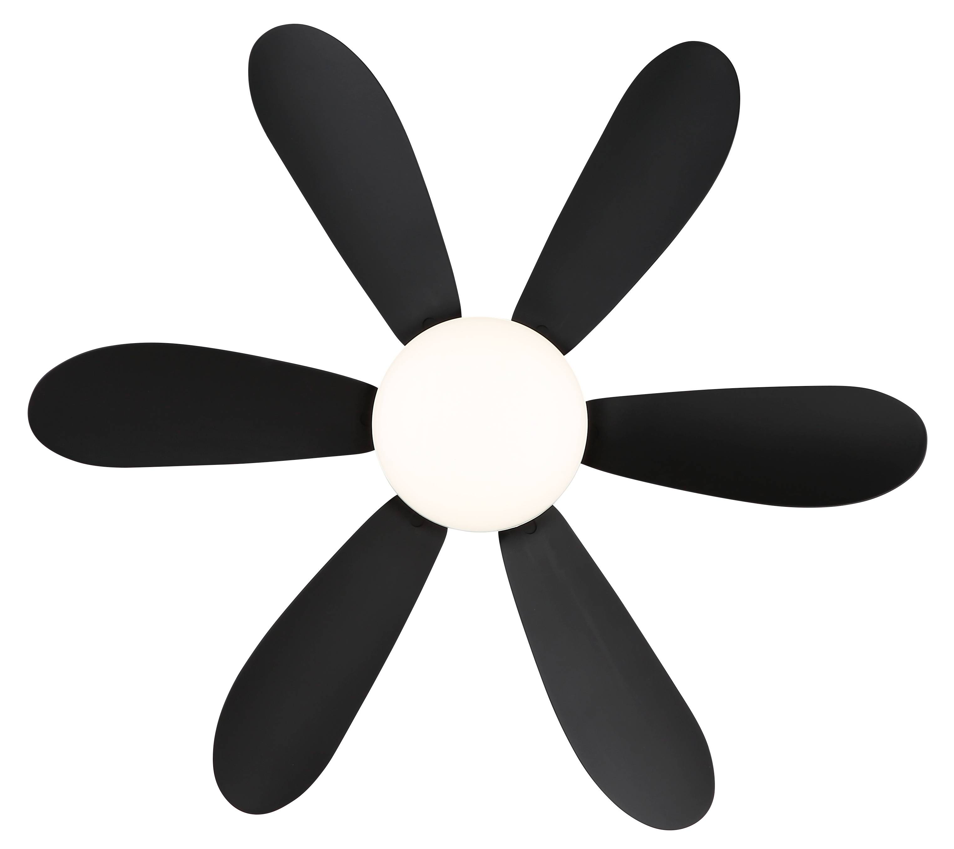 Deckenventilator Delores SW-SW mit LED & Fernbedienung