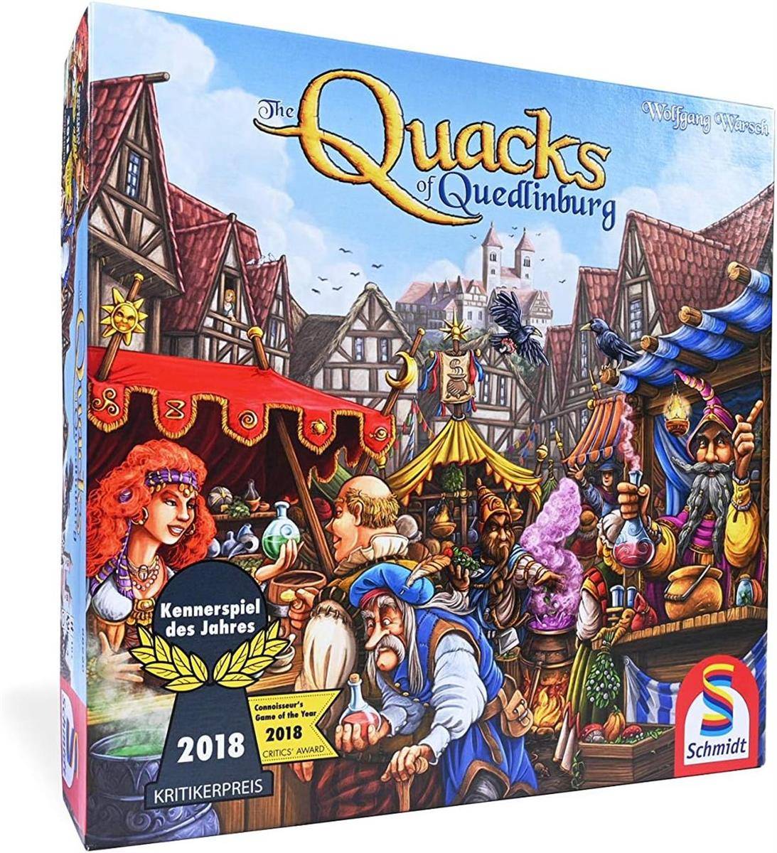 Schmidt Quacks of Quedlinburg Brettspiel Englische Ausgabe 10+ 2-4 Spieler