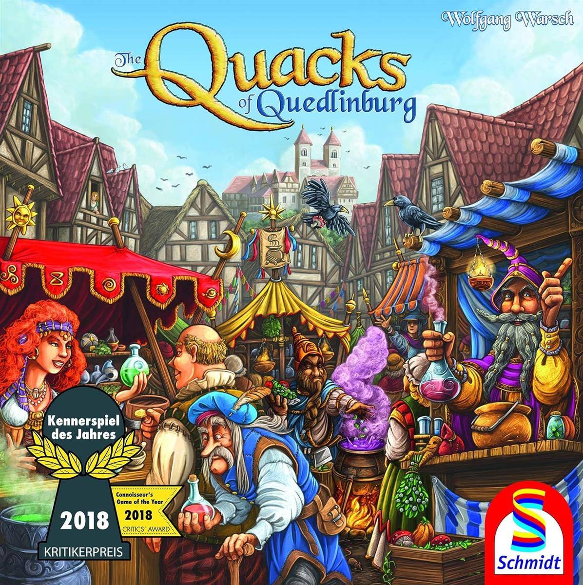 Schmidt Quacks of Quedlinburg Brettspiel Englische Ausgabe 10+ 2-4 Spieler