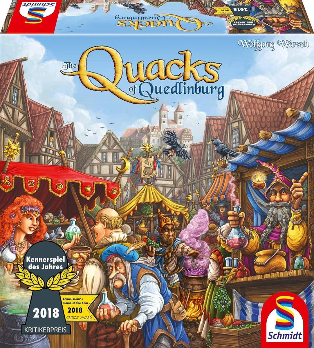 Schmidt Quacks of Quedlinburg Brettspiel Englische Ausgabe 10+ 2-4 Spieler