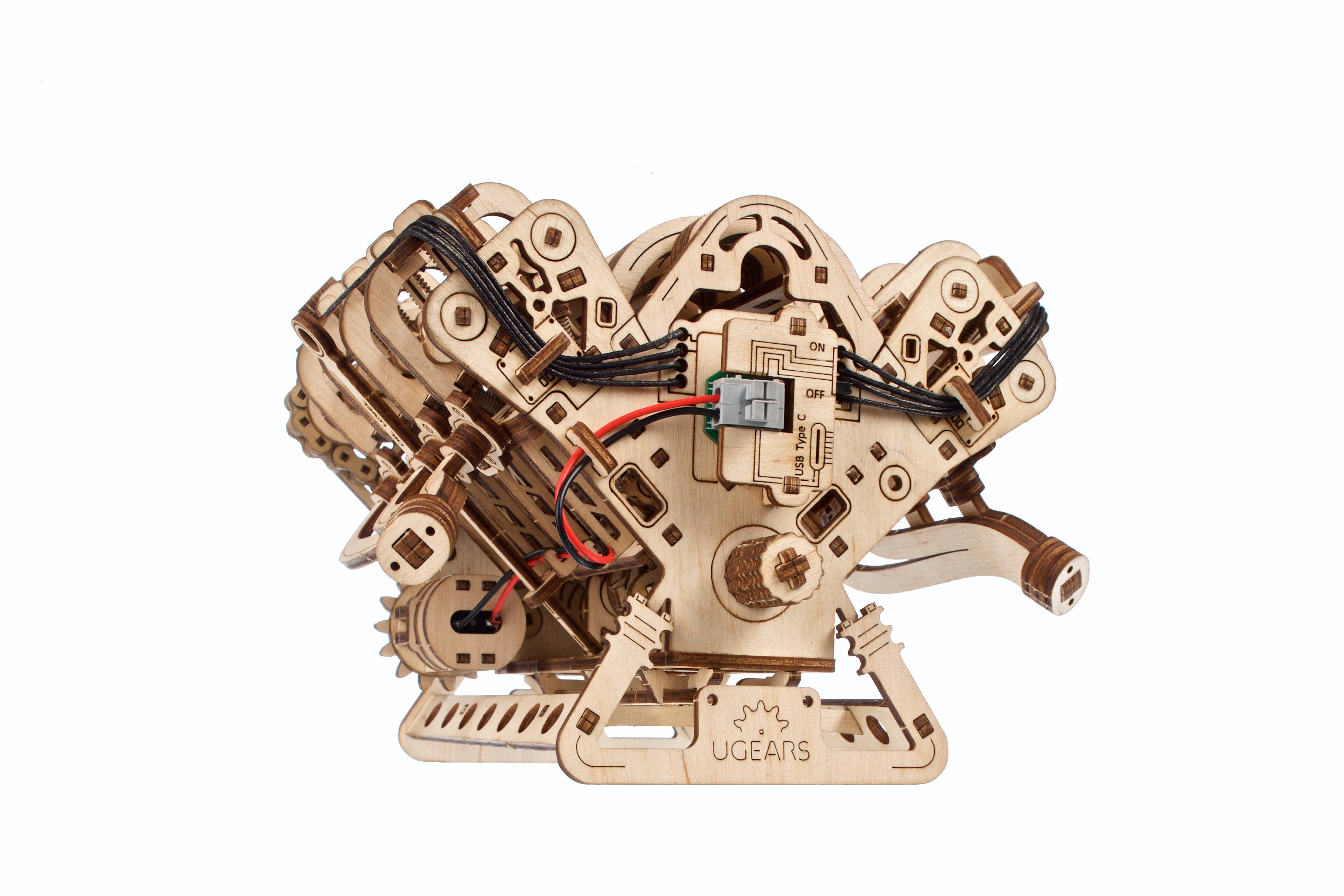 Ugears V8-Motor