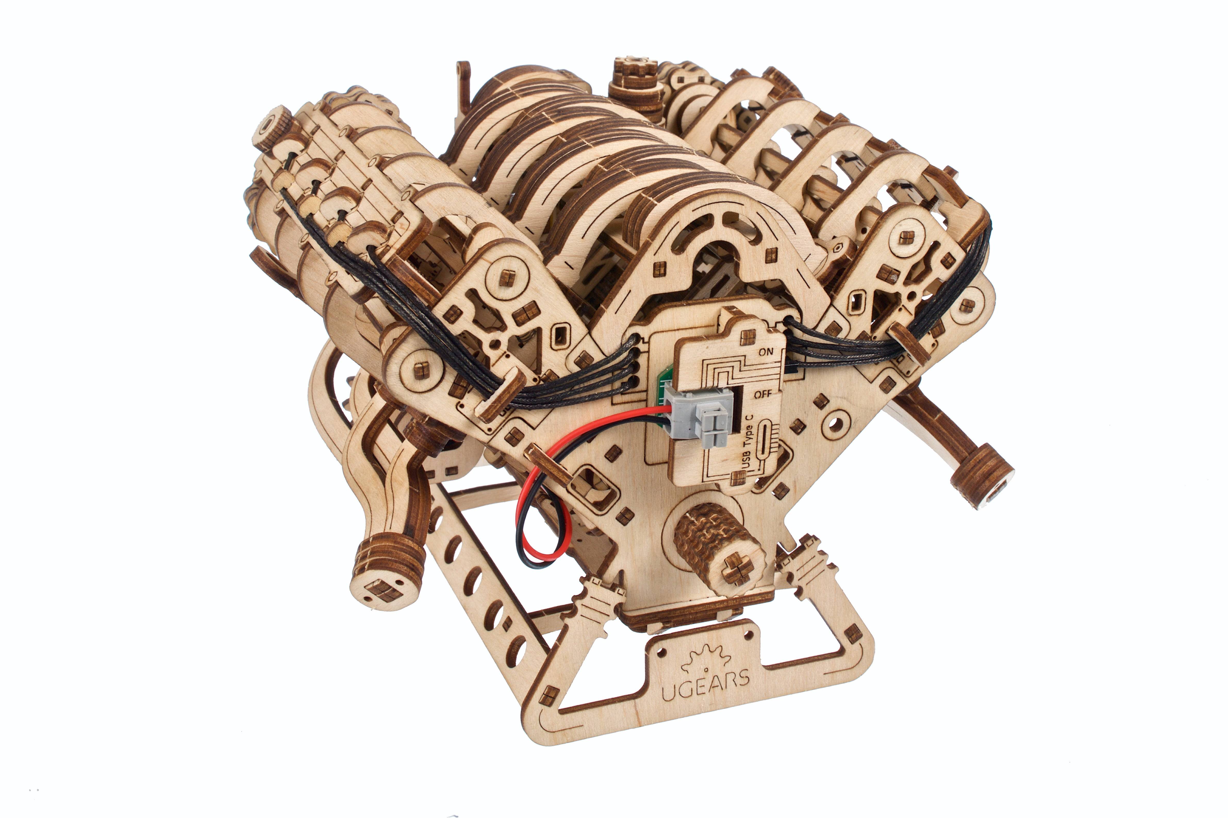 Ugears V8-Motor