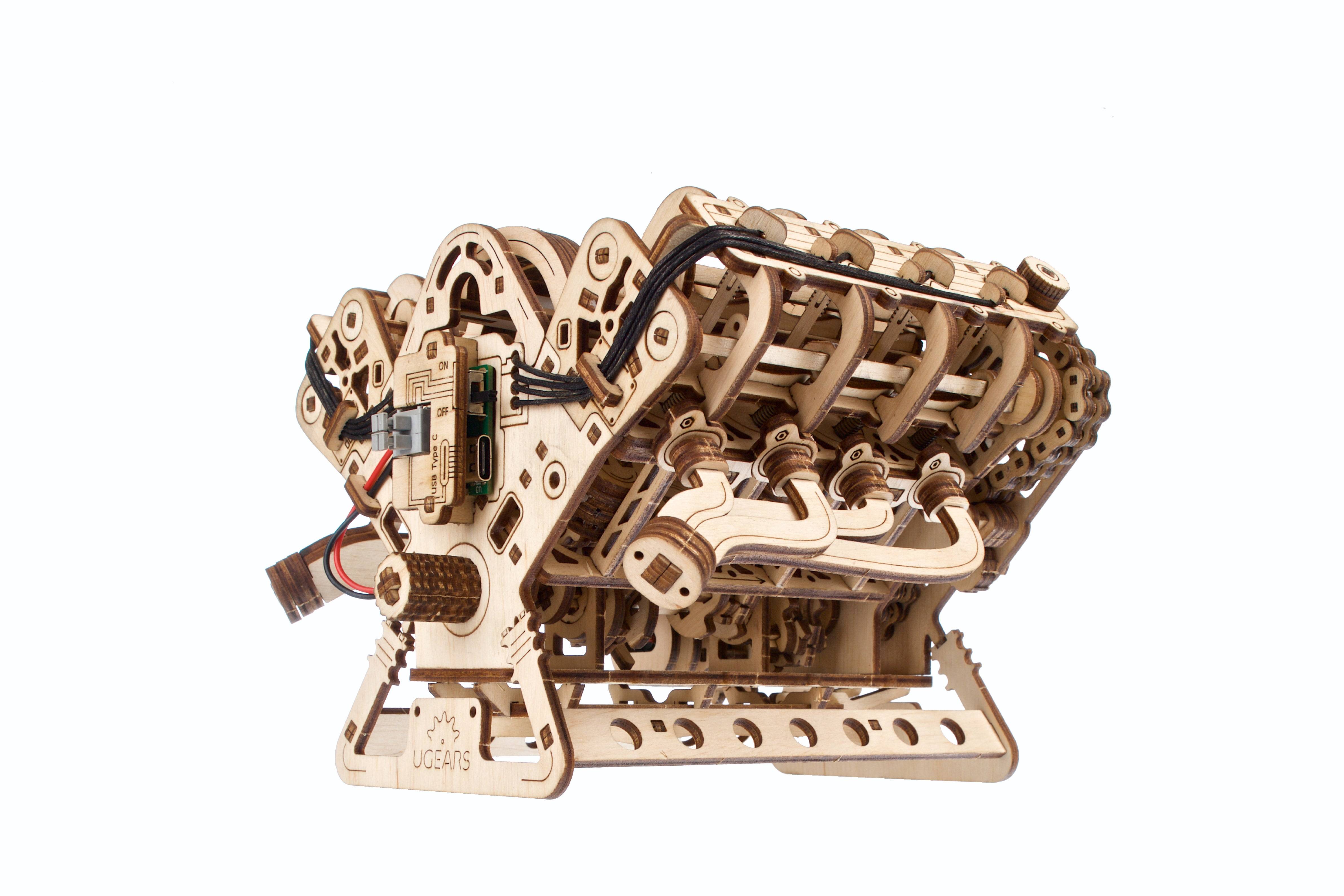 Ugears V8-Motor