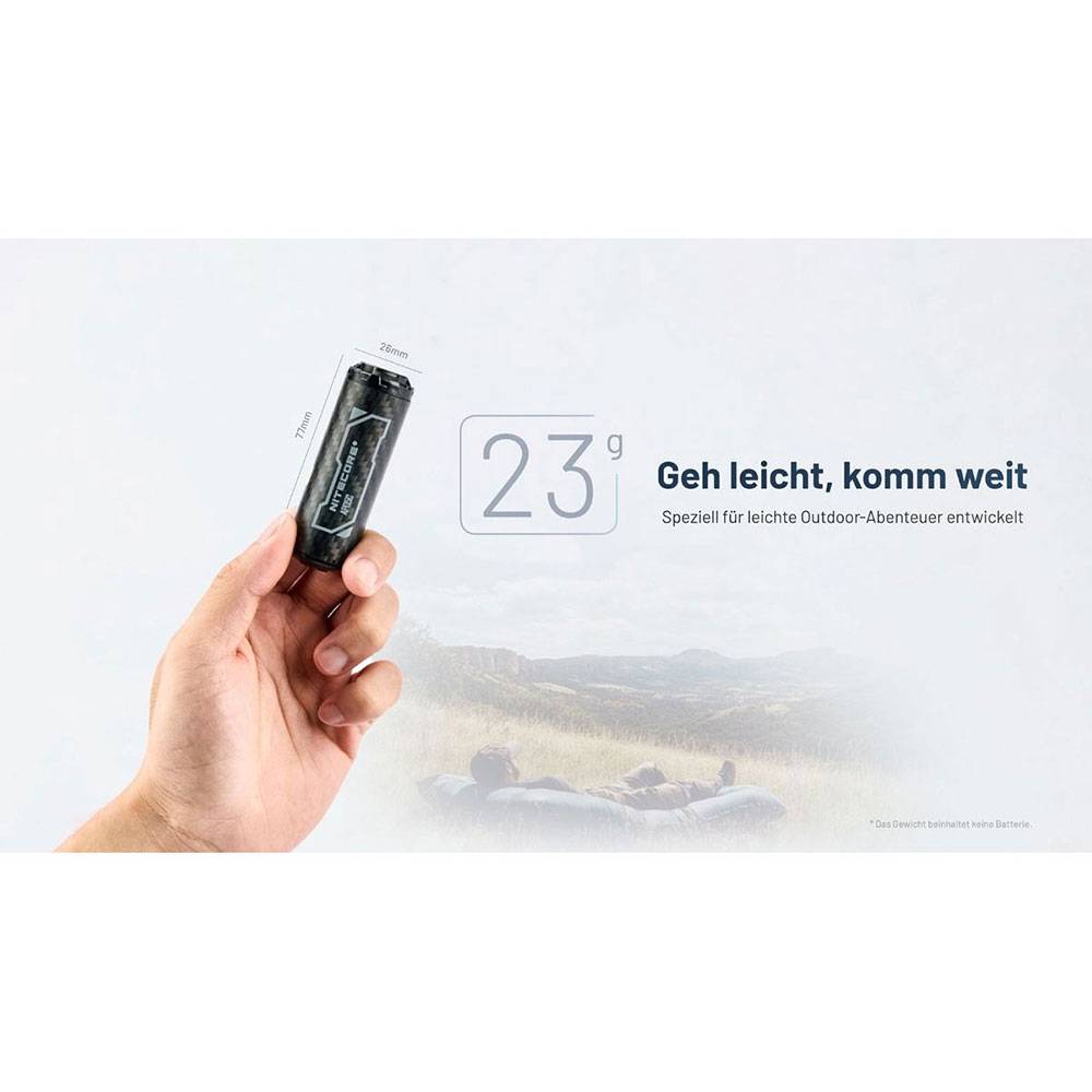 Nitecore AP05C mit NL169R Akku - Elektronische Miniluftpumpe