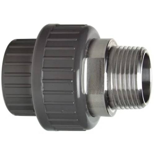 Georg Fischer GF Übergangsverschraubung PVC-U/1.4404, d 32, 1" AG, Dichtung EPDM, 1 Stk.