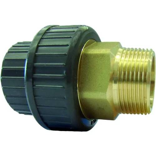 Georg Fischer GF Übergangsverschraubung, PVC-U/Ms, d 32x1" AG, Dichtung EPDM, 1 Stk.