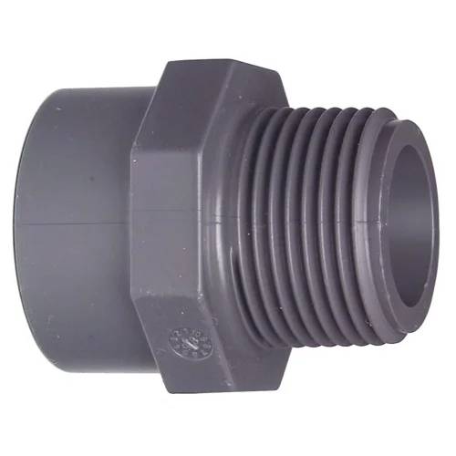 Georg Fischer GF Übergangs-Muffennippel, PVC-U, d 50x6/4" AG, 1 Stk.