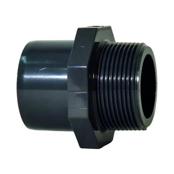 Georg Fischer GF Übergangs-Muffennippel, PVC-U, d 40/50x6/4" AG, 1 Stk.