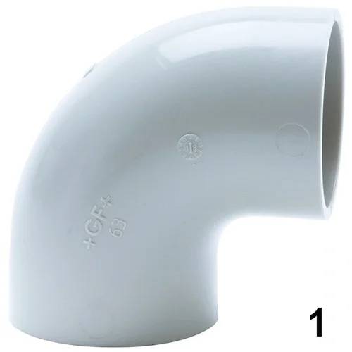 Georg Fischer GF Bogen 90°, PP-H, d 50, SDR11, 1 Stk.