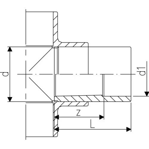 Georg Fischer GF Reduktion PP-H, d 40x32, 1 Stk.