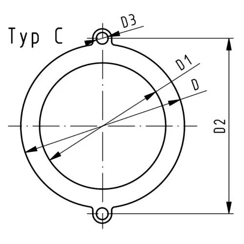 Georg Fischer GF Flachdichtung EPDM f. Bundbuchse und Vorschweißbund d 90, 1 Stk.