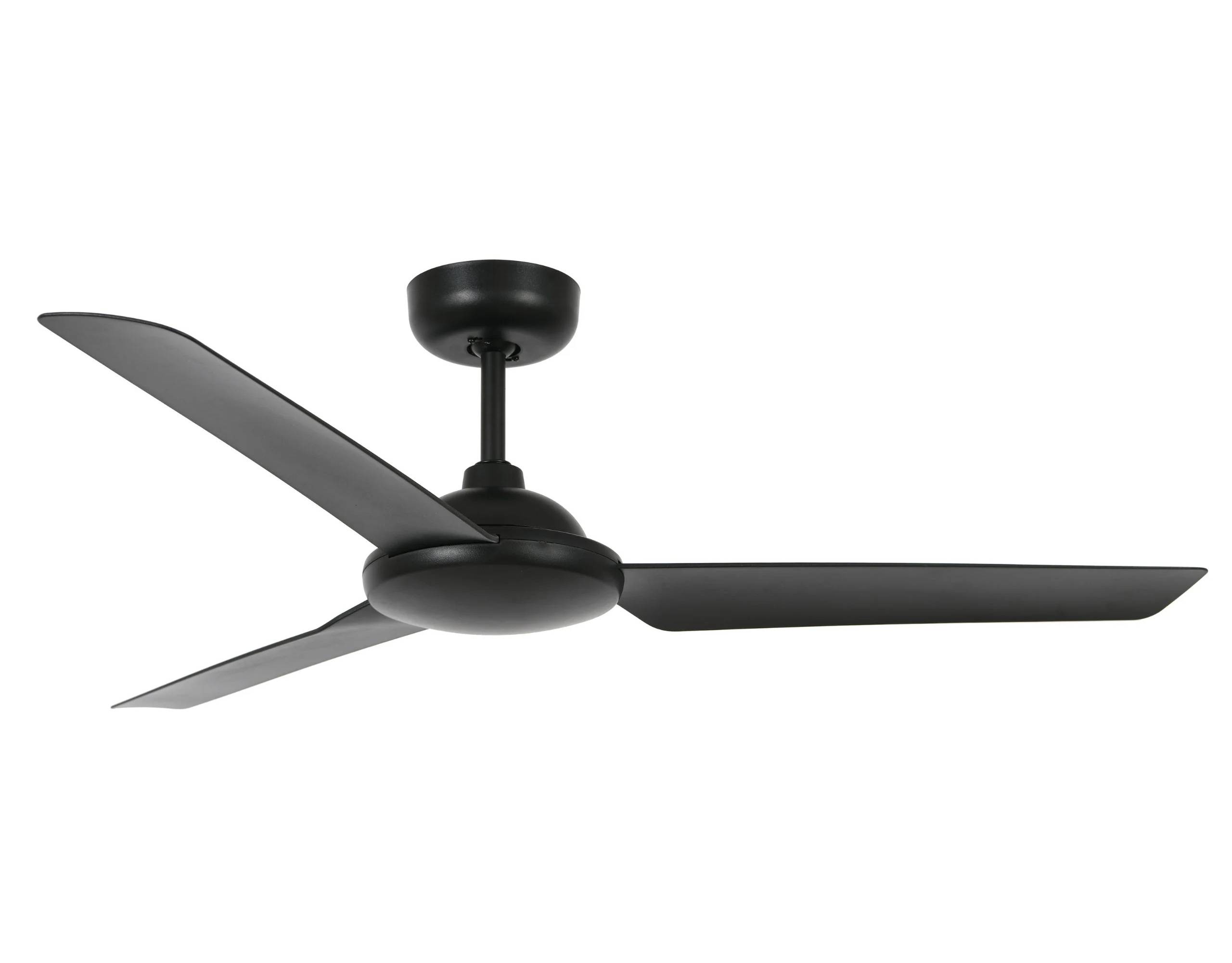 Deckenventilator Somerset Schwarz 122 cm mit Wandregler