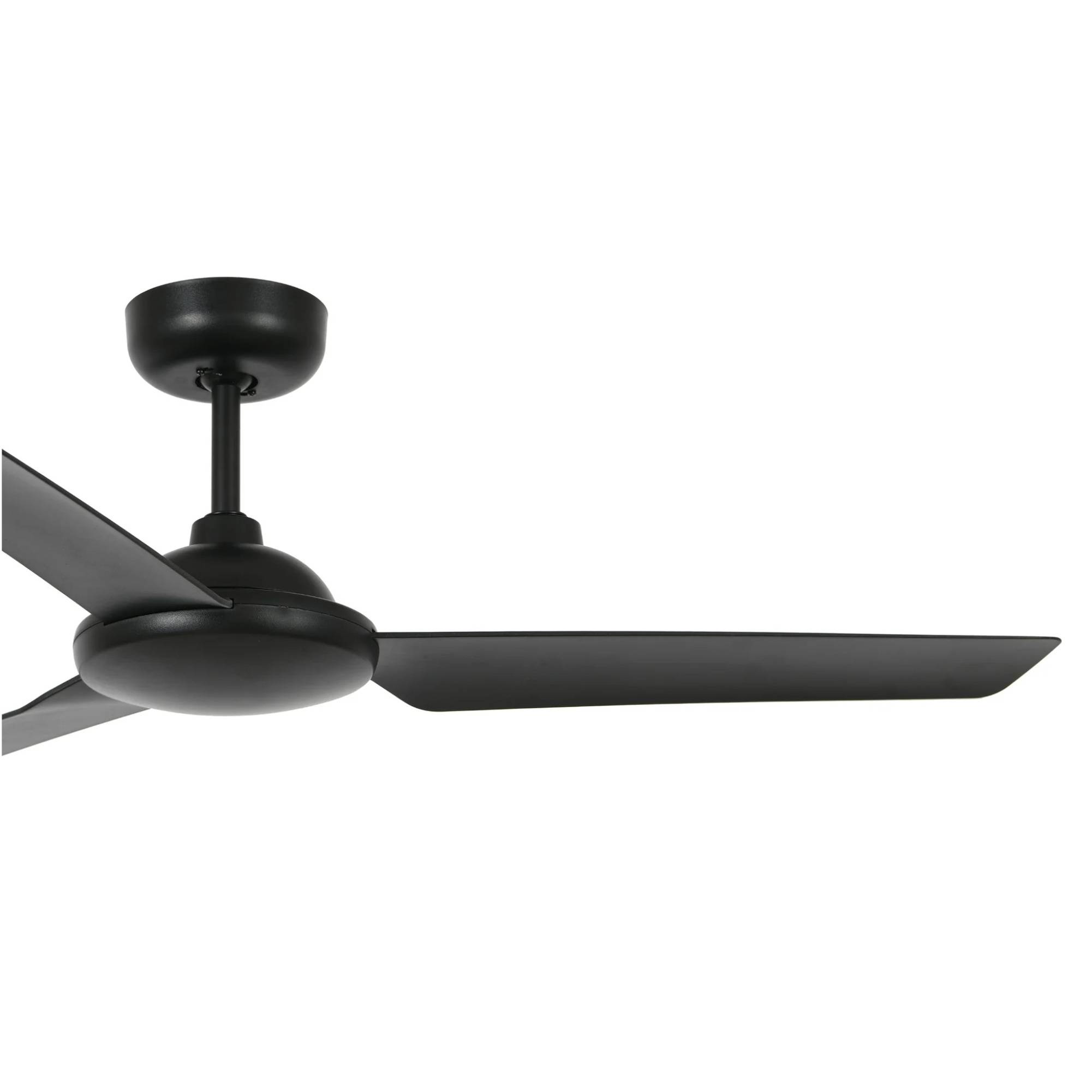Deckenventilator Somerset Schwarz 122 cm mit Wandregler