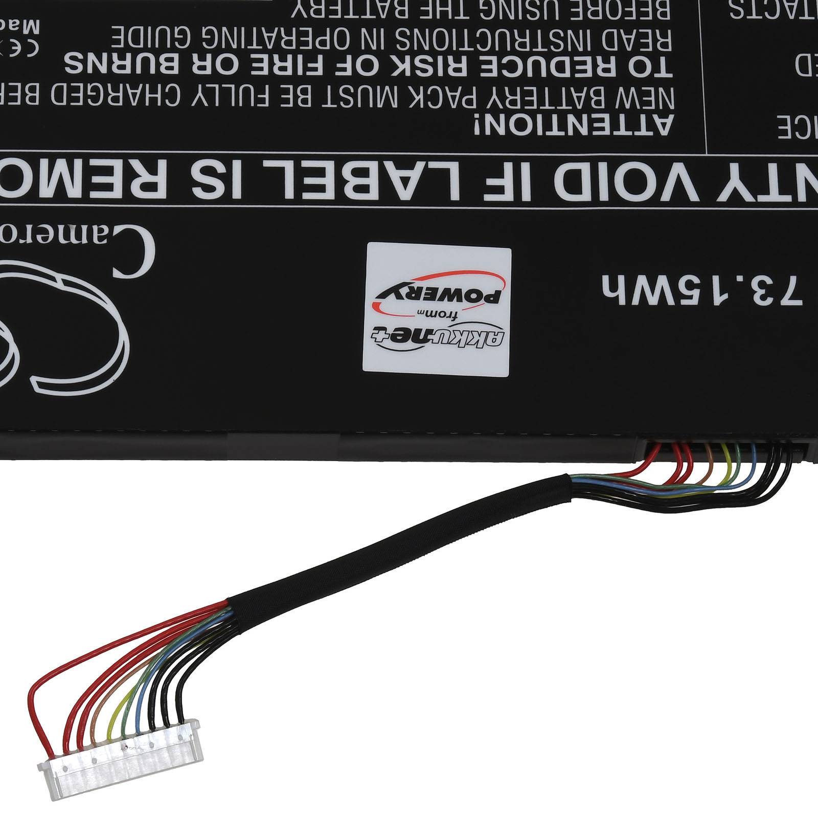 Powery Akku für Acer ConceptD 3 Conceptd 3 Ezel Cc315-72g-75fv Laptop, 15,4V, Li-Polymer