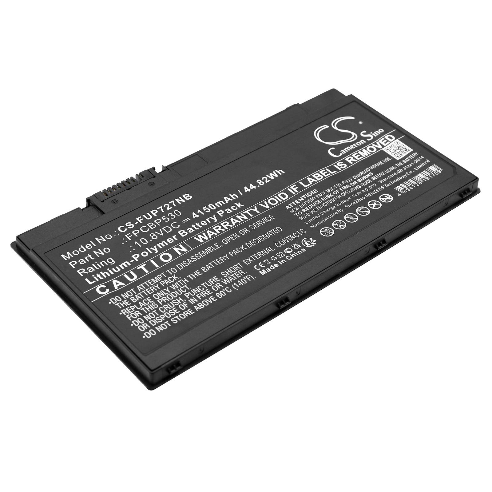 Powery Akku kompatibel mit Fujitsu Typ FPCBP528, 10,8V, Li-Polymer