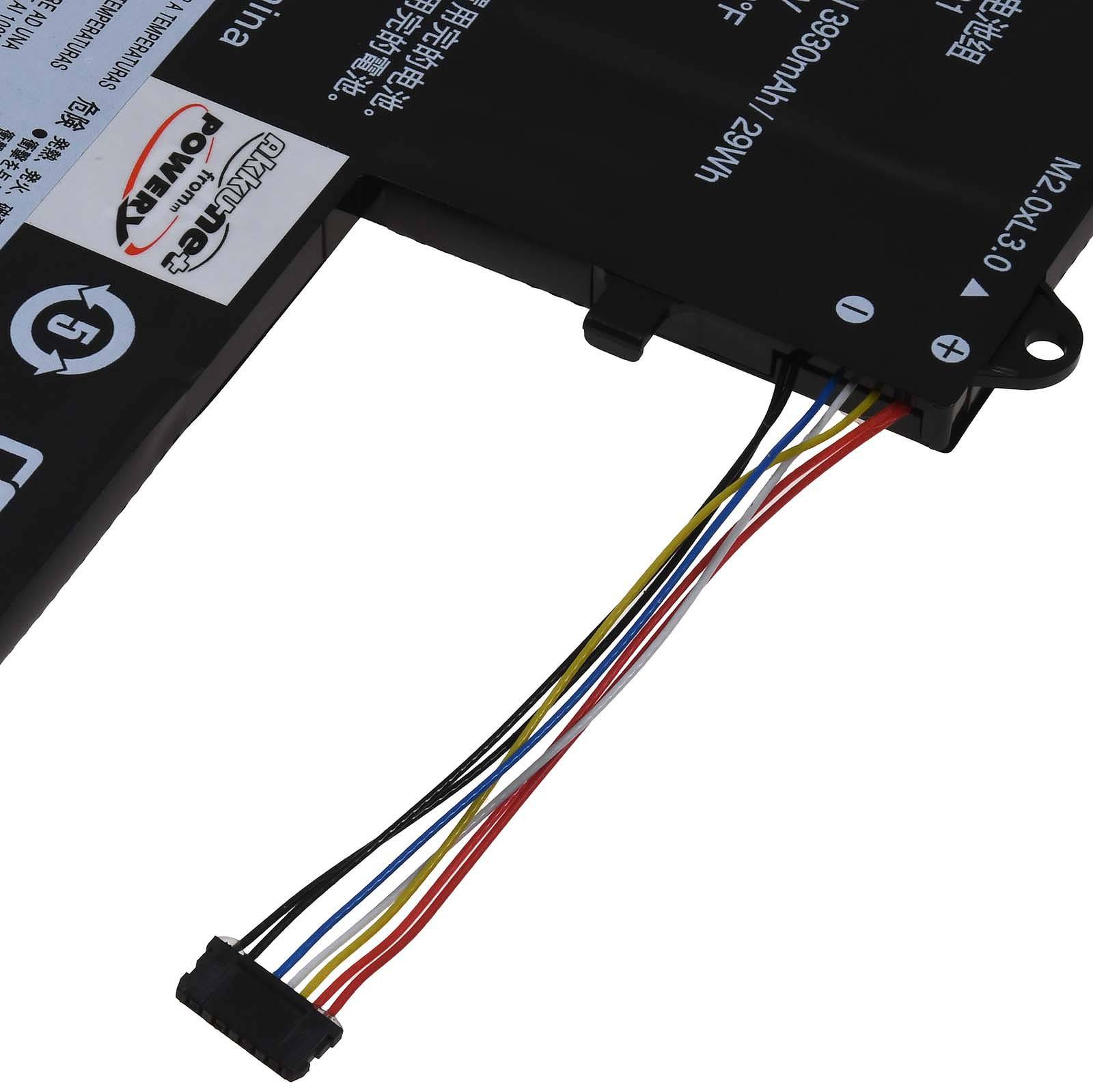 Powery Ersatzakku kompatibel mit Lenovo Typ L14M2P21, 7,4V, Li-Polymer