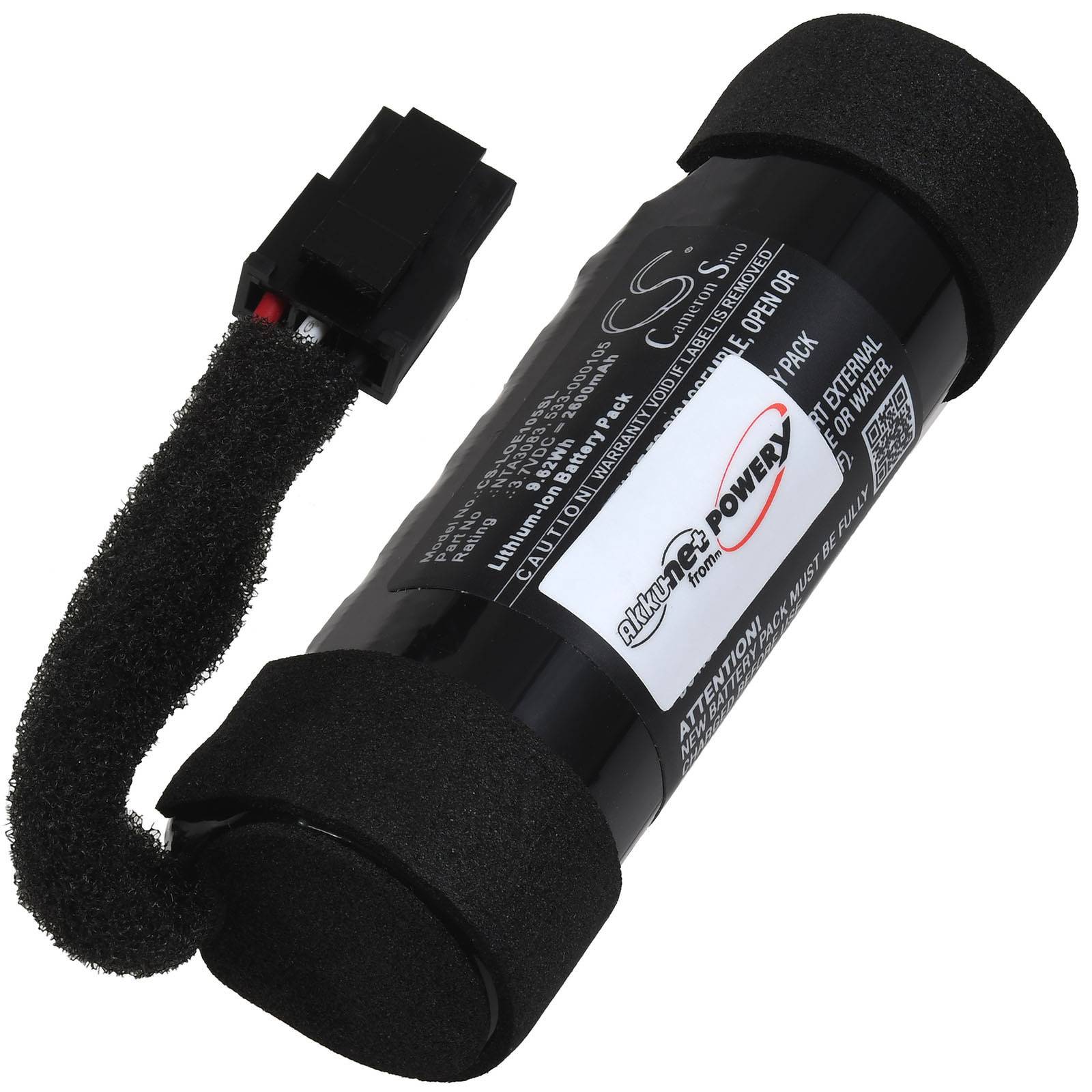 Powery Akku passend für Logitech UE Boom S-0012 Lautsprecher Typ 533-000105, 3,7V, Li-Ion