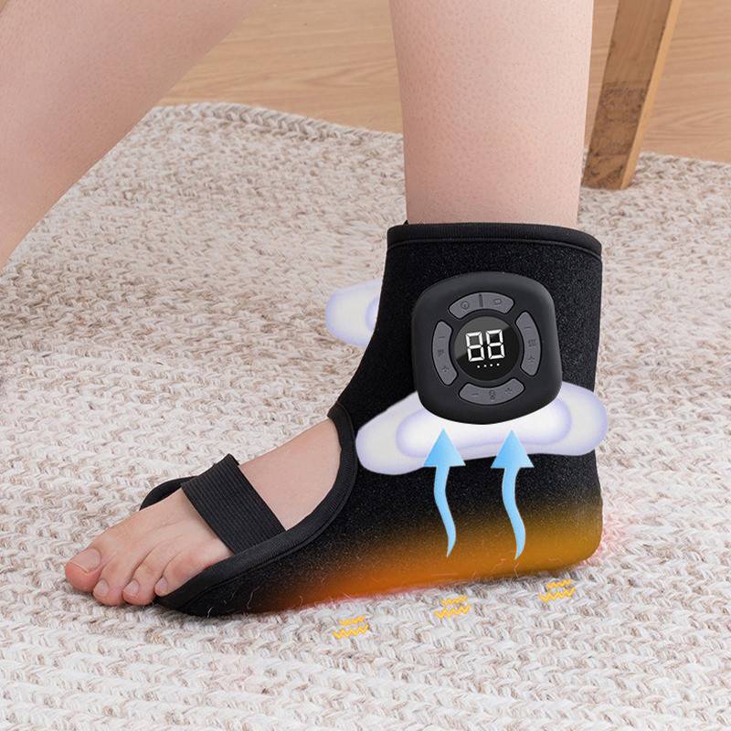 Kabelloses Fuß- und Knöchelmassagegerät mit Wärme und Vibration – Lindert Schmerzen und verbessert die Durchblutung