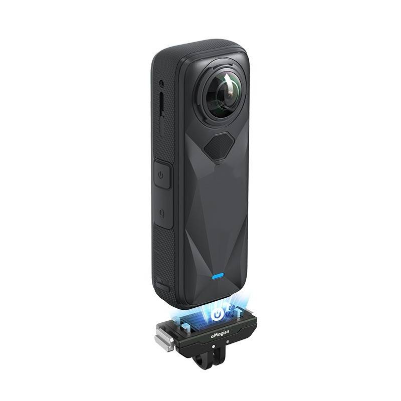 Metall Schnellverschluss für Insta360 Kameras – Magnetische Doppel-Interface Basis