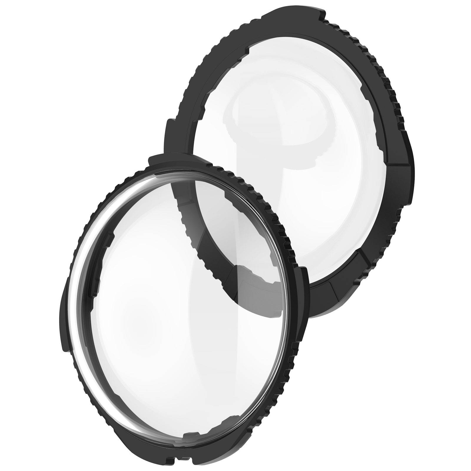 Optisches Glas-Schutzlinsenabdeckung kompatibel mit Insta360 X5 Black