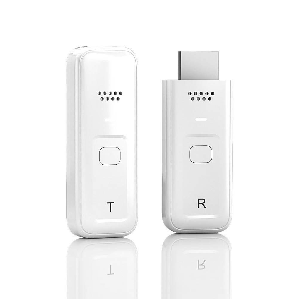 Kabelloses HDMI Video Sender- und Empfänger-Kit, 1080P Plug & Play White