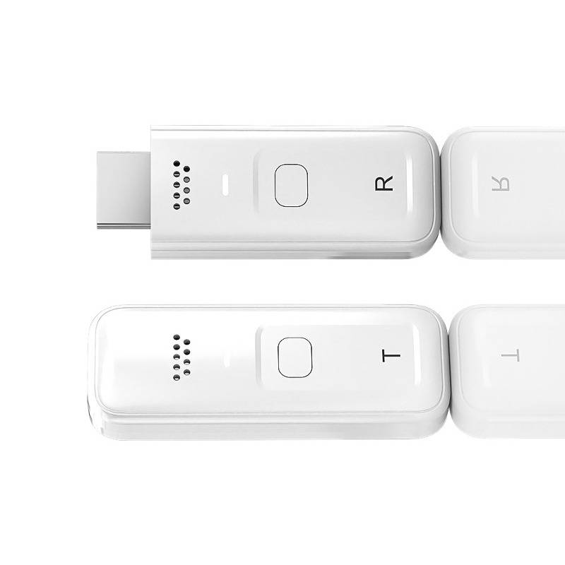 Kabelloses HDMI Video Sender- und Empfänger-Kit, 1080P Plug & Play White