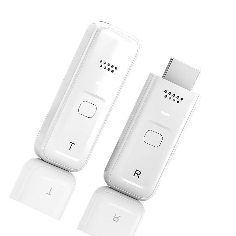 Kabelloses HDMI Video Sender- und Empfänger-Kit, 1080P Plug & Play White
